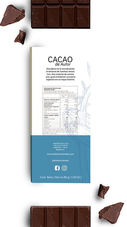 Barra de Cacao 100%