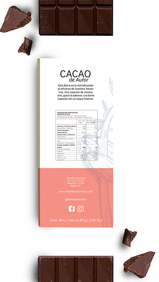 Barra de Cacao 72%