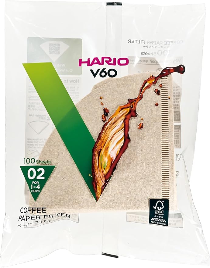 Hario V60 #02  Filtros (100 Und.)