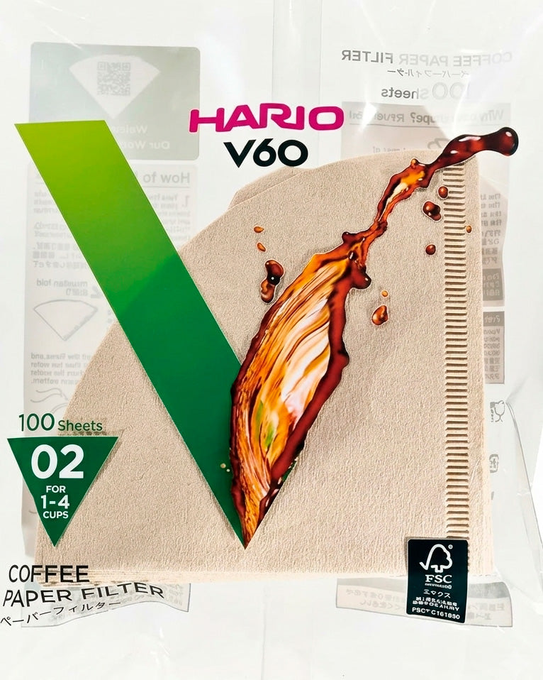 Hario V60 #02  Filtros (100 Und.)